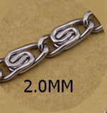 Stainless Steel Link Chain Fitting for Necklace DIY Jewelry
