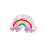 10pcs 4mm Acrylic Rainbow Loose Bead for DIY Jewelry