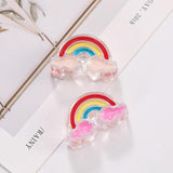 10pcs 4mm Acrylic Rainbow Loose Bead for DIY Jewelry