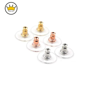 50pcs High Ear Nail Copper Ear Stud Earring Stoppers Jewelry Accessories
