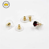 50pcs High Ear Nail Copper Ear Stud Earring Stoppers Jewelry Accessories