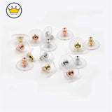 50pcs High Ear Nail Copper Ear Stud Earring Stoppers Jewelry Accessories