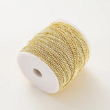 1M 1-2.4mm 14K Plated Brass Round Beads Chain Ball Chain DIY Necklace Bracelet