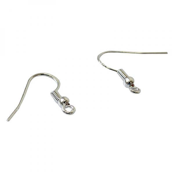 100PCS 925Sterli Silver Hook Earrings Ear Wires DIY Jewelry Findings