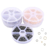 Jewelry Accessories Kit 4-10mm Split Rings/Lobster Clasp/Tail Chain