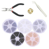 Jewelry Accessories Kit 4-10mm Split Rings/Lobster Clasp/Tail Chain