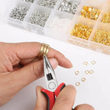 Jewelry Accessories Kit 4-10mm Split Rings/Lobster Clasp/Tail Chain