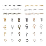Jewelry Accessories Kit 4-10mm Split Rings/Lobster Clasp/Tail Chain