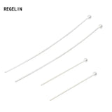 10pcs 925 Sterling Silver Round Head Bead Pins Needles for DIY Jewelry Making