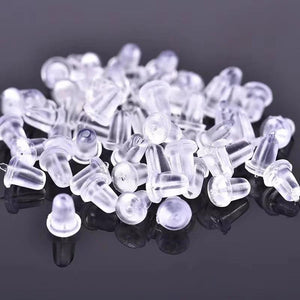1000PCS/Lot Silicone Earring Back Stoppers DIY Jewelry Making