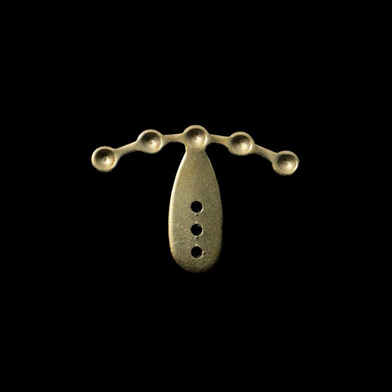 Brass Geometric Irregular Earrings Pendant DIY Brass Jewelry