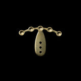 Brass Geometric Irregular Earrings Pendant DIY Brass Jewelry