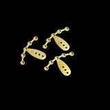 Brass Geometric Irregular Earrings Pendant DIY Brass Jewelry