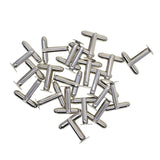 20pcs Silver 8mm Round Cuff Link Setting DIY Jewelry Findings