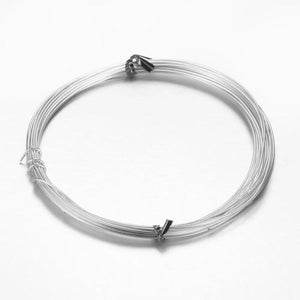 Aluminum Wire for Beading Jewelry Craft Making, Silver, 18 Gauge, 1mm, 32.8 Feet