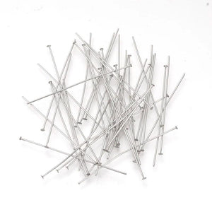 100pcs Stainless Steel Head Pins for Jewelry Making DIY Accessories Findings
