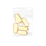 10pcs/lot Stainless Steel Rectangular Tray Pendant for Jewelry Making