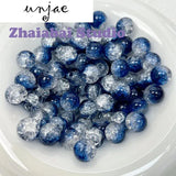 Ice Crack Glass Beads DIY Jewelry Making Material