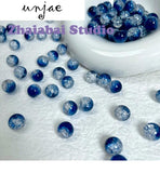 Ice Crack Glass Beads DIY Jewelry Making Material