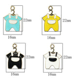 10Pcs Baby Clothes Enamel Charms Beads DIY Earrings Bracelet Set