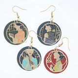 10pc Chinese Republic Beauty Cheongsam Lady Enamel Charms DIY Jewelry Making