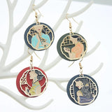 10pc Chinese Republic Beauty Cheongsam Lady Enamel Charms DIY Jewelry Making