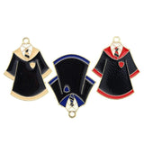 10pcs Alloy School Uniforms Enamel Charms for DIY Jewelry Crafts