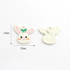 10Pcs Animal Pendant Bracelets Necklace Earring Keychain Parts DIY Accessories