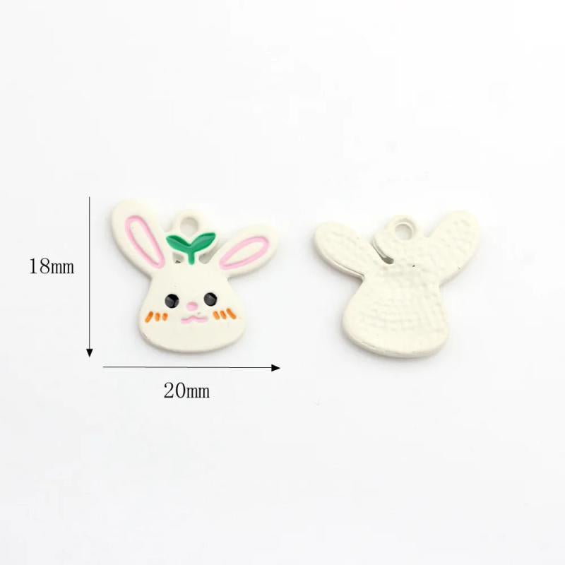 10Pcs Animal Pendant Bracelets Necklace Earring Keychain Parts DIY Accessories