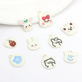 10Pcs Animal Pendant Bracelets Necklace Earring Keychain Parts DIY Accessories