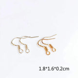 50pcs Silver Plated Earring Hooks Jewelry Finding Accessories