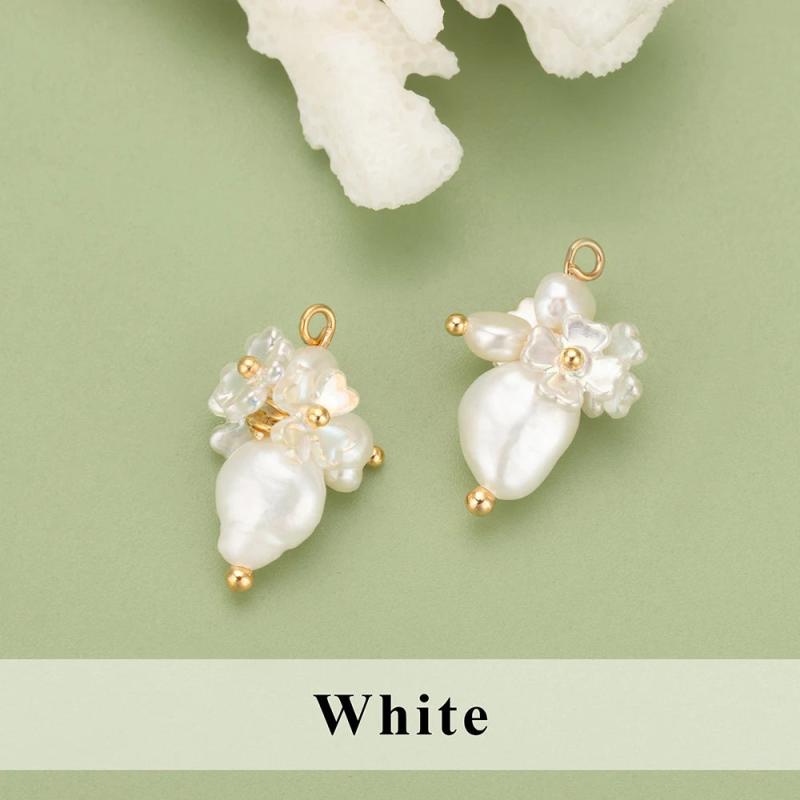 Flower Shape Charms DIY Pendants 2pcs/lot