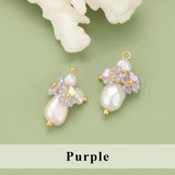 Flower Shape Charms DIY Pendants 2pcs/lot