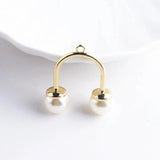 Baroque Water Drop Pearl Pendant for DIY Earrings