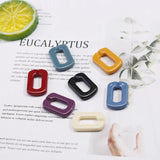 Multicolor Resin Geometric Earrings DIY Jewelry Material