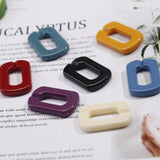 Multicolor Resin Geometric Earrings DIY Jewelry Material