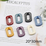 Multicolor Resin Geometric Earrings DIY Jewelry Material