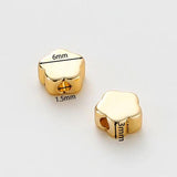 20pcs 14K 18K Plated Flower Spacer Beads DIY Jewelry Making Findings