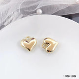 10pcs Love Heart Pendant Base Charms for DIY Necklace Earrings