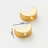 20pcs Moon Shape Spacer Beads for DIY Jewelry Necklace Bracelet
