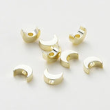20pcs Moon Shape Spacer Beads for DIY Jewelry Necklace Bracelet