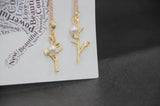 Copper Plated Garland Leaves Pendant Charms for Jewelry Making