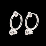 10PCS 13*17mm Metal Copper Ear Clip Earrings Setting