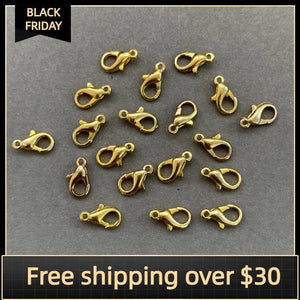 19pcs Copper Jewelry Accessories 10x5.5mm