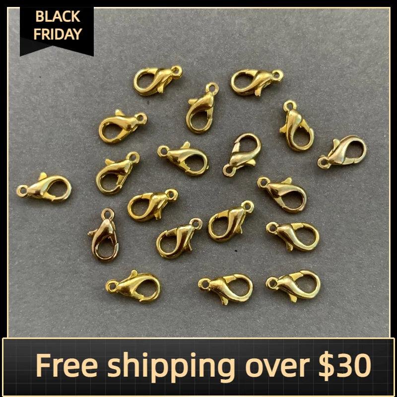 19pcs Copper Jewelry Accessories 10x5.5mm