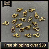 19pcs Copper Jewelry Accessories 10x5.5mm