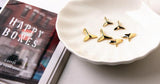 Whale Tail Pendant Charms for Jewelry Making, 2pcs