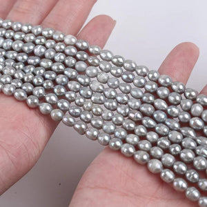 Grey Cultured Freshwater Pearl Strand 4-5mm - Jewelry Making