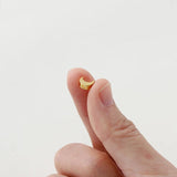 20Pcs 14K/18K Silver Plated Brass 5x7mm Spacer Moon Beads DIY Jewelry Making