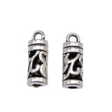 20pcs Antique Silver Buckle Clasps Hooks Crimp Beads Caps Jewelry Findings
